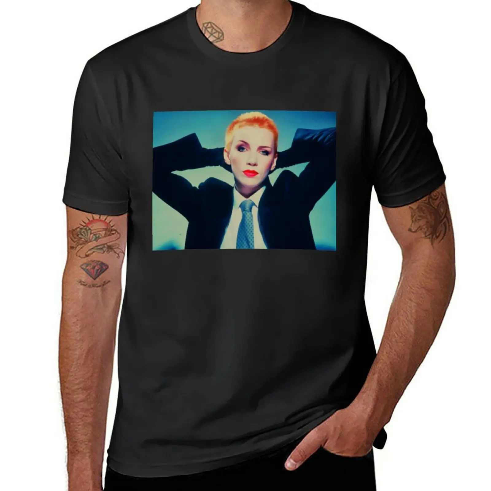 New Annie Lennox Eurythmics Sweet Dreams T-Shirt custom t shirts Short sleeve mens workout shirts