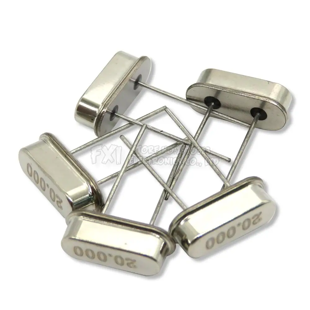 10PCS 4Mhz 6Mhz 8Mhz 12Mhz 16Mhz 20Mhz 24Mhz 32.768K 2*6 32.768K 3*8 Quartz Crystal Resonator Passive Oscillator HC 49S