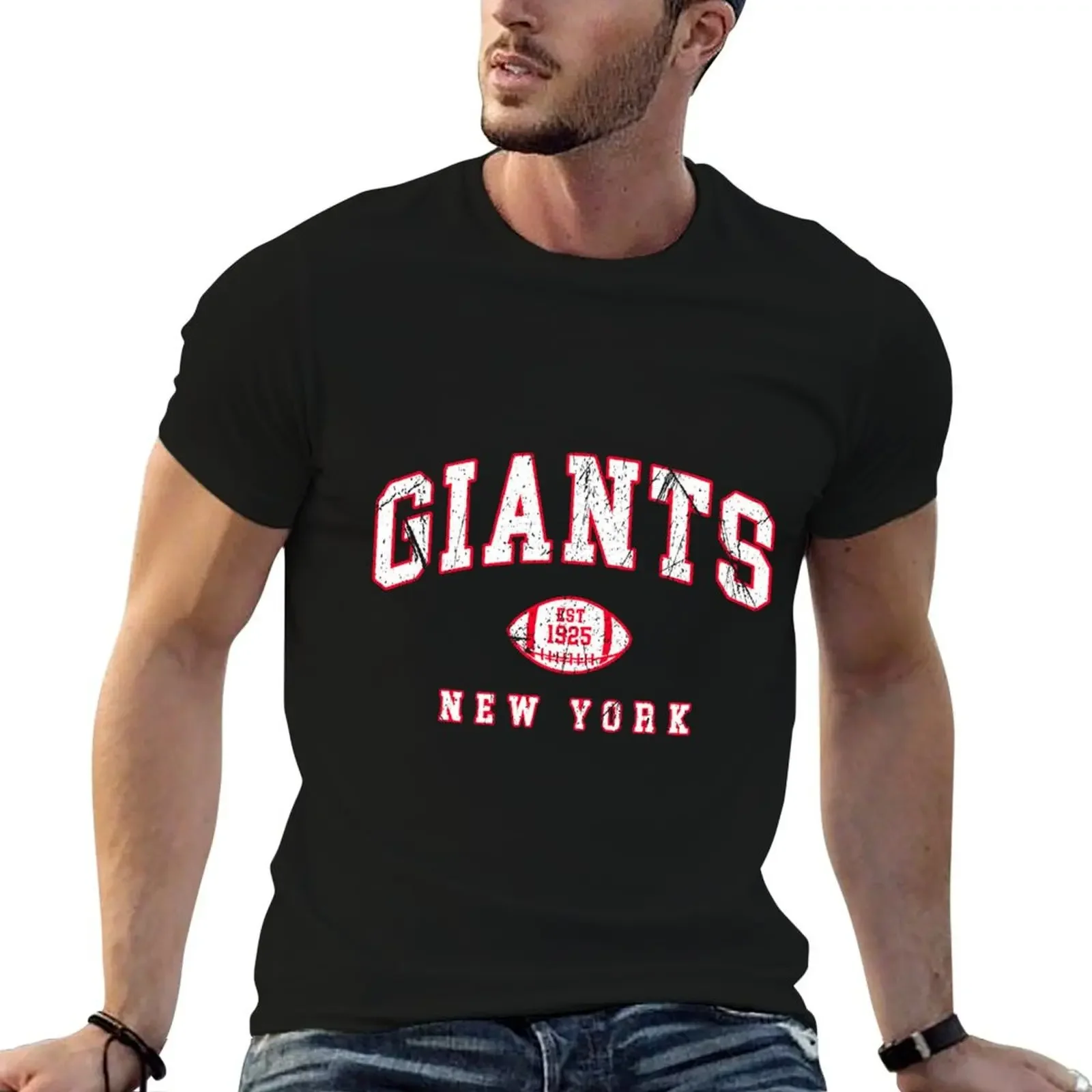 

The Giants T-Shirt hippie clothes baggy shirts Short sleeve tee t shirts men