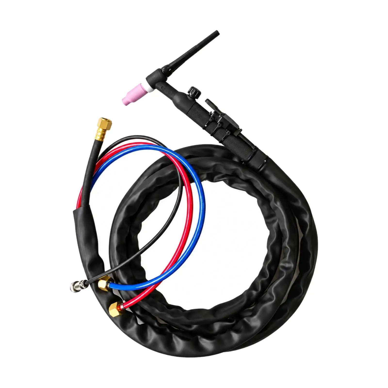 Argon TIG Welding Torch Kit Water Cooled WP18V Flexible 8M Hose for Precision Fabrication Work