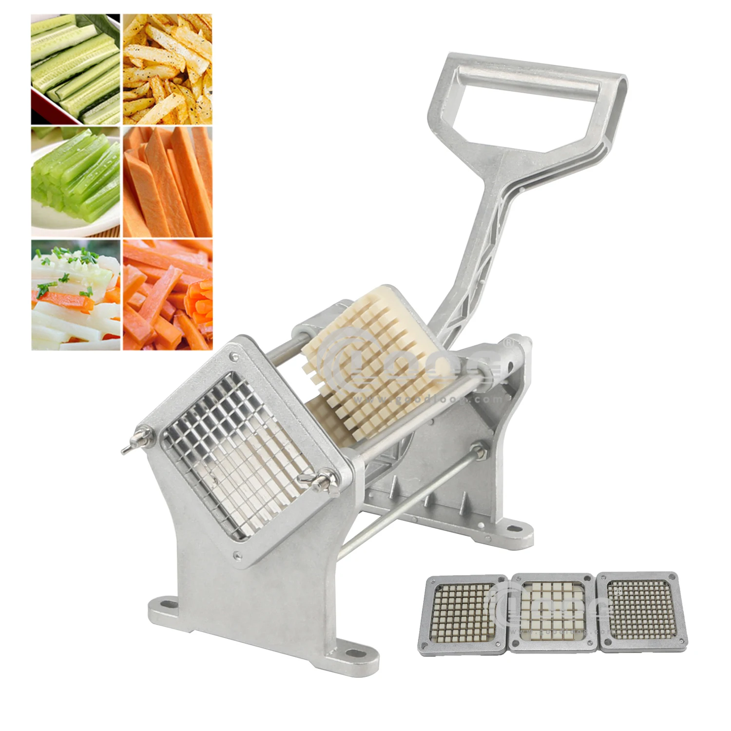 Commercial Manual Fruit Vegetable Slicer French Fry Potato Cutter For Restaurant Kitchen Use