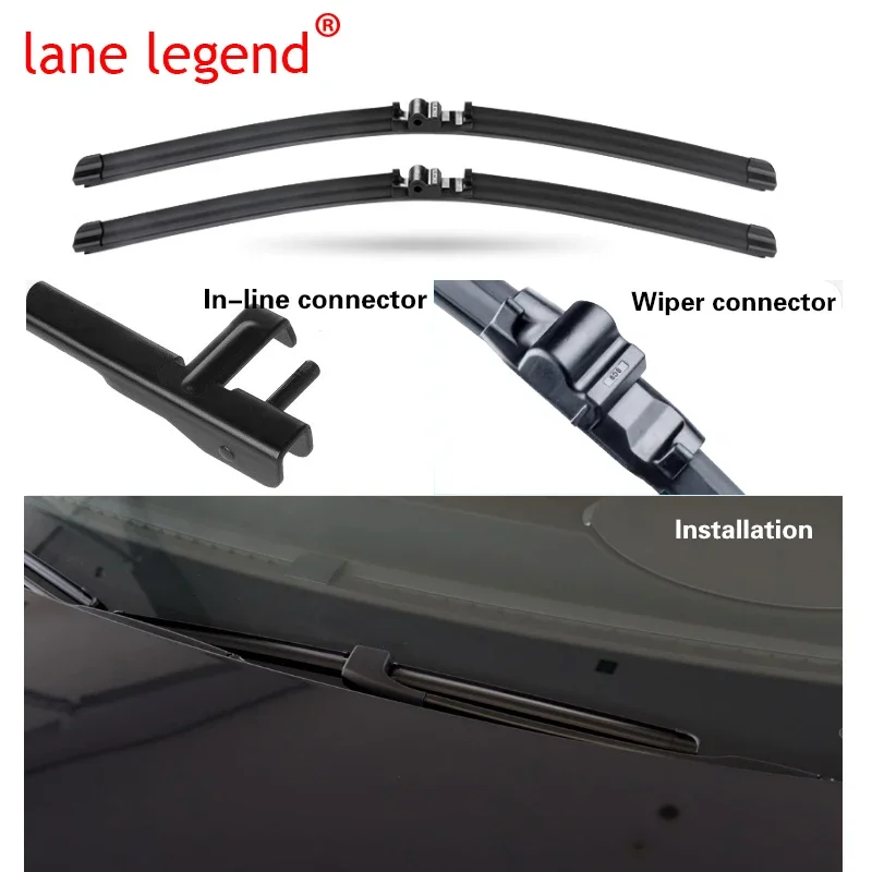 Front Rear Window Windshield Windscreen Wiper Blades For Porsche Cayenne 2003 2004 2005 2006-2010 Car Wipers Blades 26