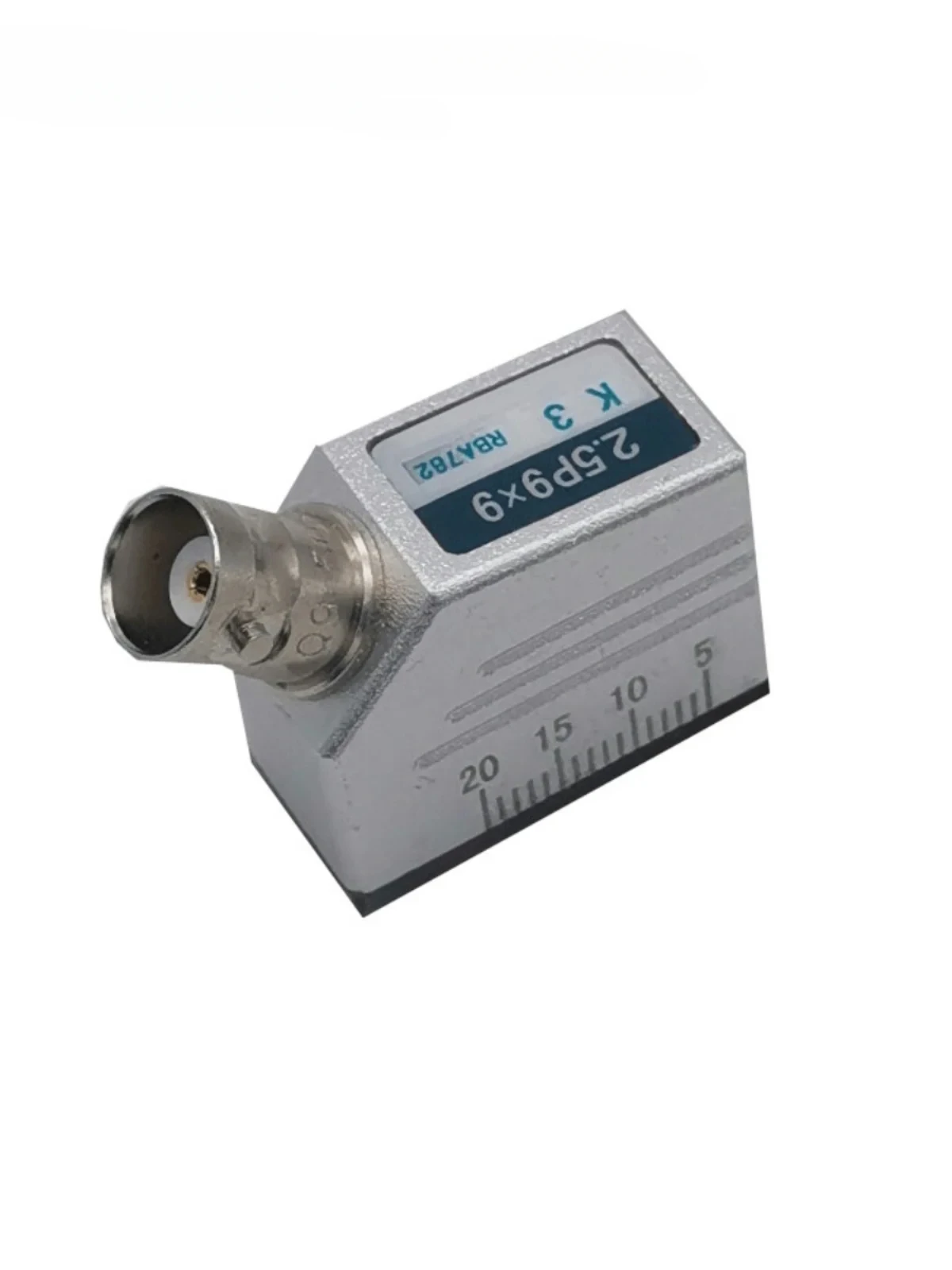 

2PCS Ultrasonic flaw detector oblique probe 2.5P9X9K2 weld steel structure UT transverse wave non-destructive testing MHz