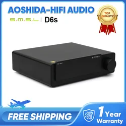 SMSL D-6s MQA-CD Audio DAC ES9039Q2M Full MQA Decoding Bluetooth 5.1 USB Decoder XU316 D6s DAC with Remote Control