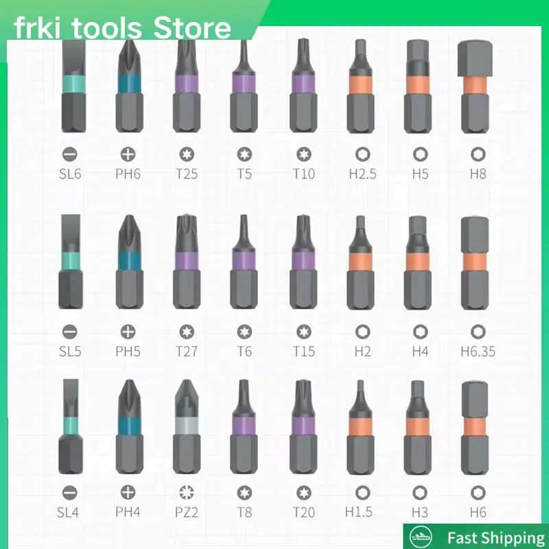 

24 In 1 Ratchet Wrench Screwdriver Multi Bits Magnetic Mini Repair Tool Repair Tool With Detachable Handle-A79G