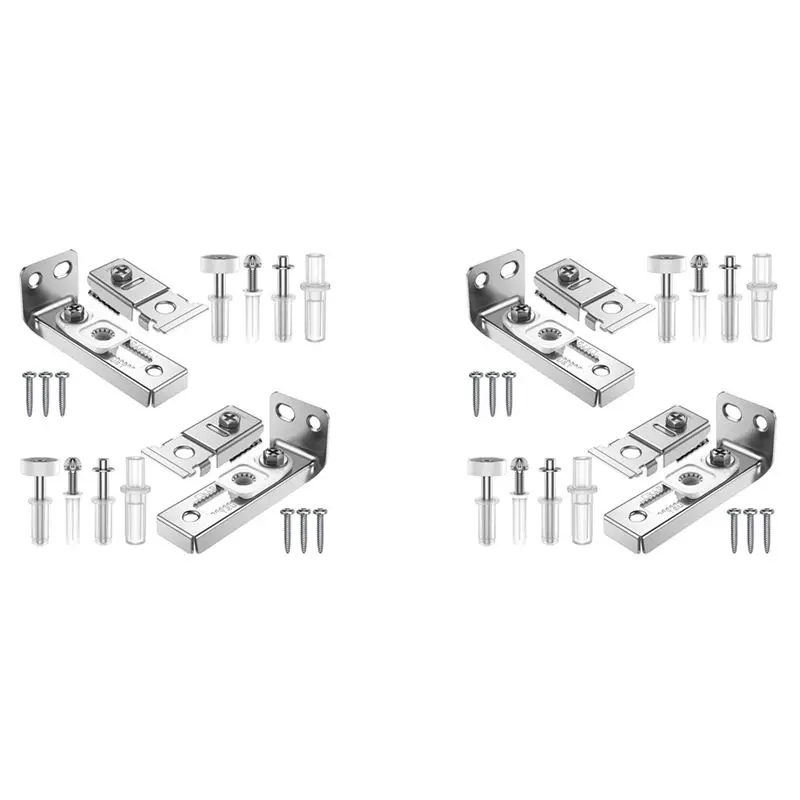 ABJO-2Set Bi-Fold Door Hardware Repair Kit - Hardware Kit For 2.22Inch To 2.54Inch Track,Folding Pocket Door Parts