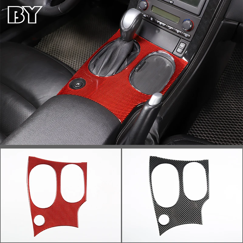 

Car Interior Central Control Shif Panel Cover Decoration Stickers Accessories For Chevrolet Corvette C6 2005-2013 Carbon Fiber