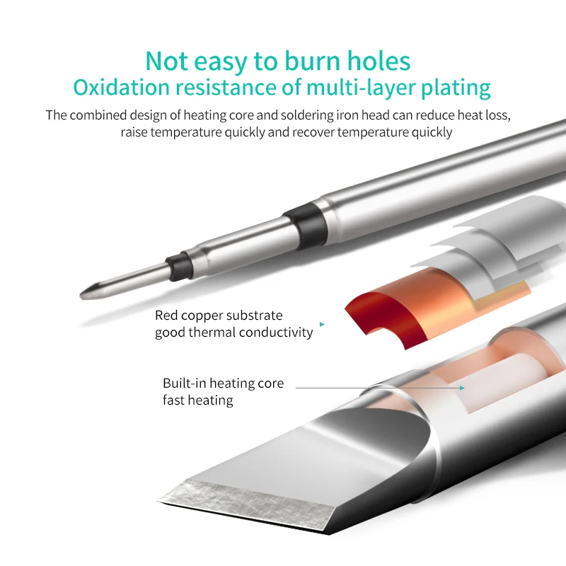 KILUDO C470 Soldering Iron Tip Compatible with JBC Soldering Station C470-019 035 036 040 056 058 061 013 014 016 017