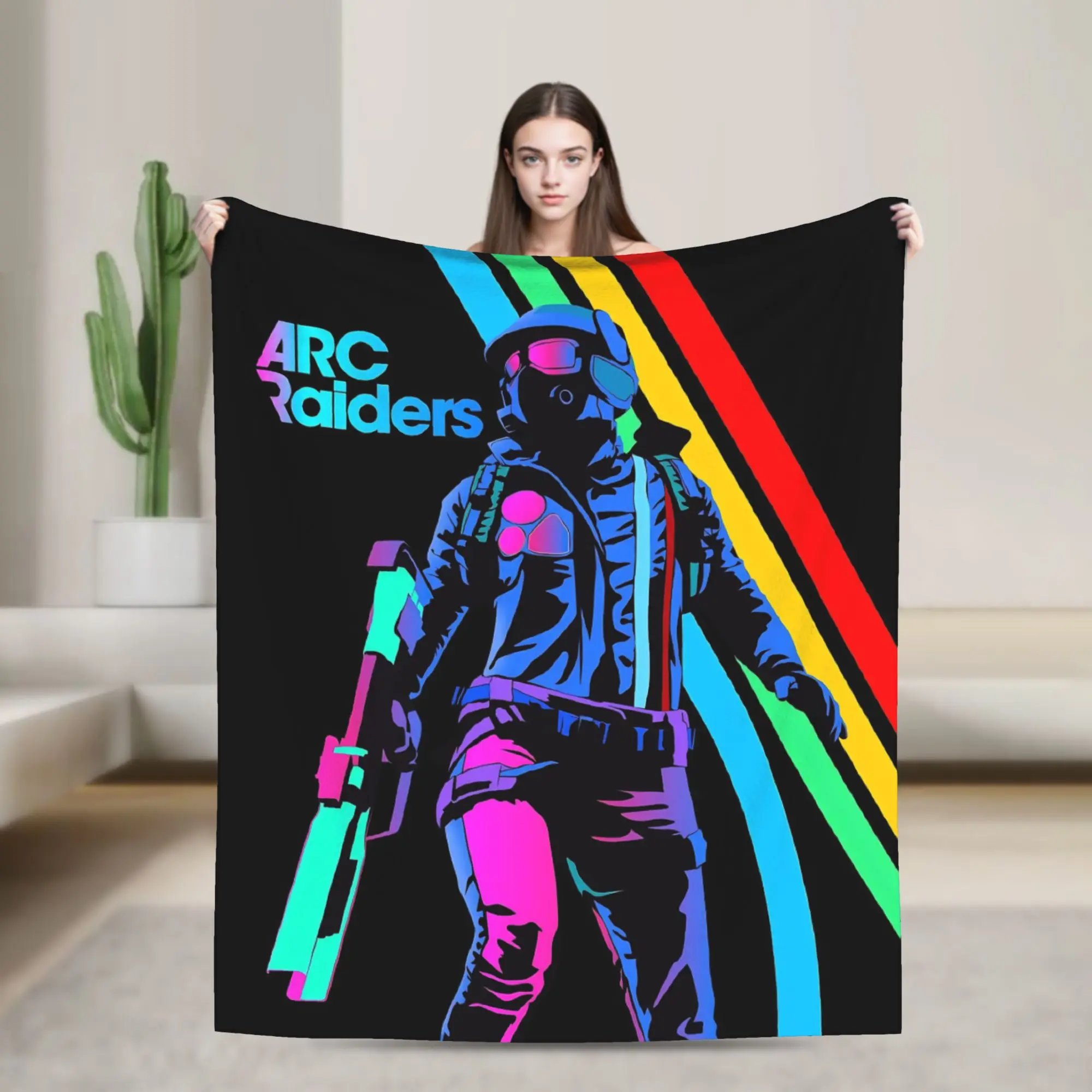 Arc Raiders Video Games Accessories Blanket Cozy Soft  Throw Blankets for Living Room 50x60 Inches Multiple Sizes Bedding Throws