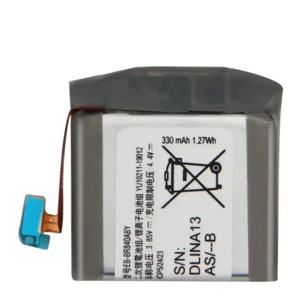 Upgrade EB-BR840ABY 330mAh 3.85V Battery for Samsung Watch3 SM-R8450 R845 R840 R850 R855U Rechargeable Batteries Large Capacity