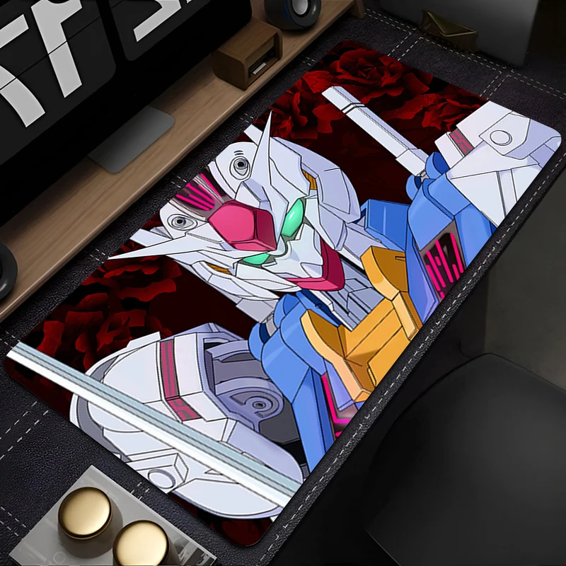 لوحة ماوس ميكانيكية Warrior Gundam Aerial Xxl لوحة مفاتيح ممتدة وسادة مطاطية مكتب حصيرة غير قابلة للانزلاق مكتب ماوس حصيرة لوحة ماوس الألعاب