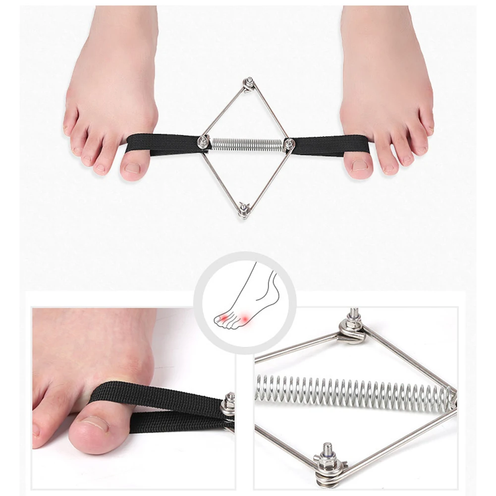 Correcteur d'oignon, soulagement de la douleur au pied, redresseur d'oignon, ceinture extensible, redresseur de gros orteils pour un alignement correct pour femmes et hommes