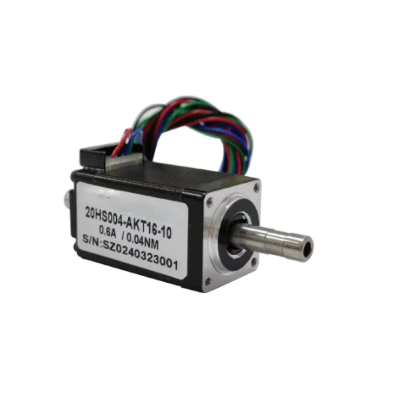 Internal thread through hole of hollow shaft of hollow stepping motor