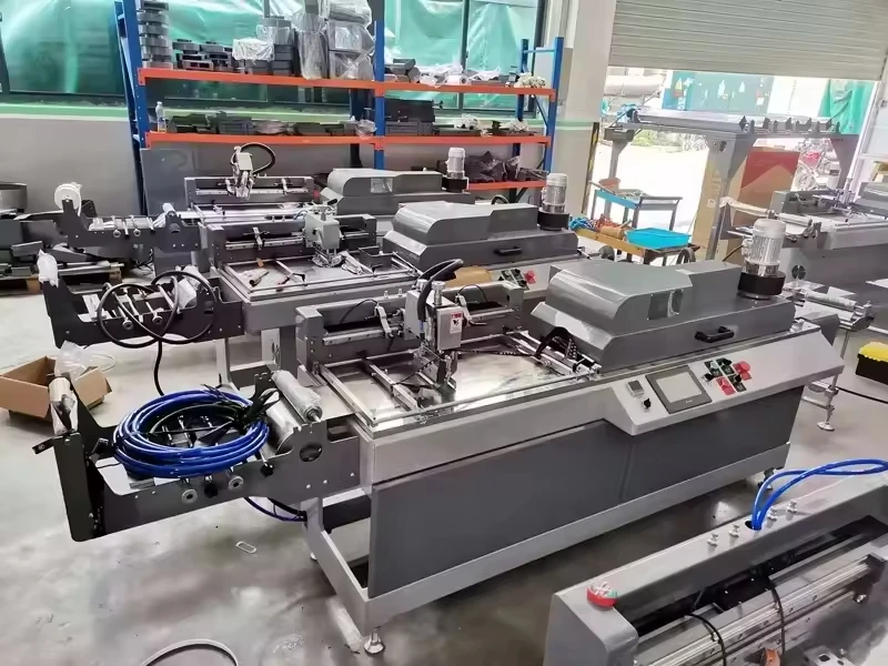 Automatic One Color Striped Elastic Band Soft Waistband Elastic Belt Webbing Silk Screen Printing Machine
