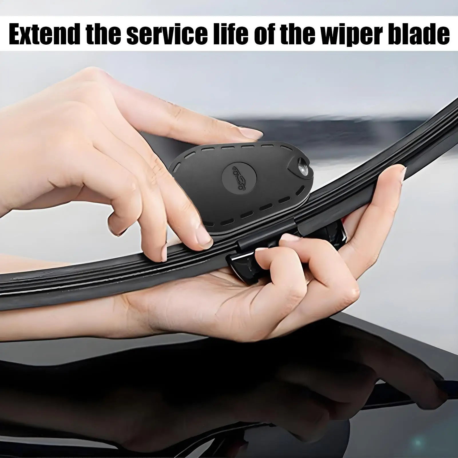 

Car Wiper Repair Automotive Wiper Repairer Rain Wing Windshield Wiper Tool Portable Rubber Strip Grinder for Water Stain Mud