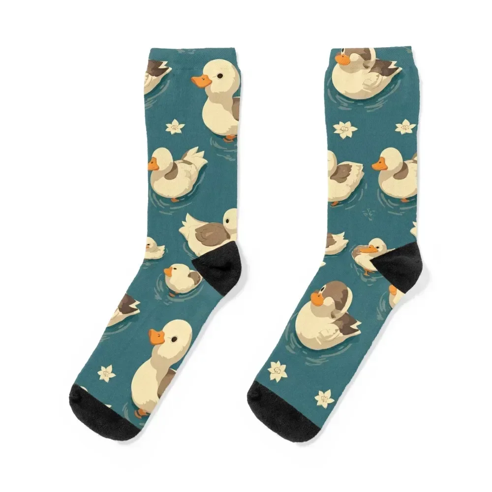 

DUCK PATTERN Socks funny sock hiking Socks For Women Men's