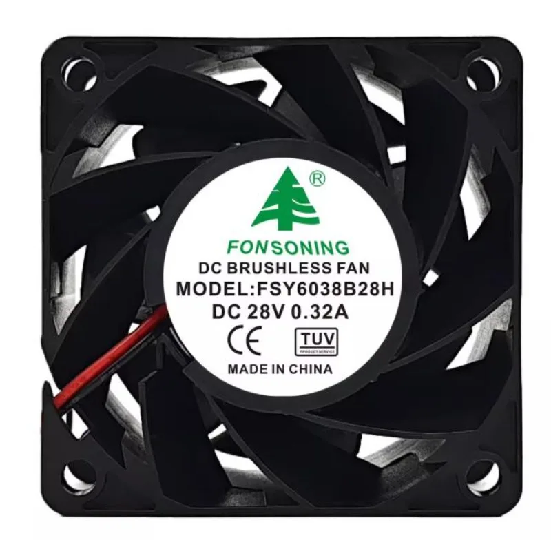 

New Cooler Fan for FONSONING FSY6038B28H 6038 DC28V 0.32A 6cm Cooling Fan 60*60*38MM