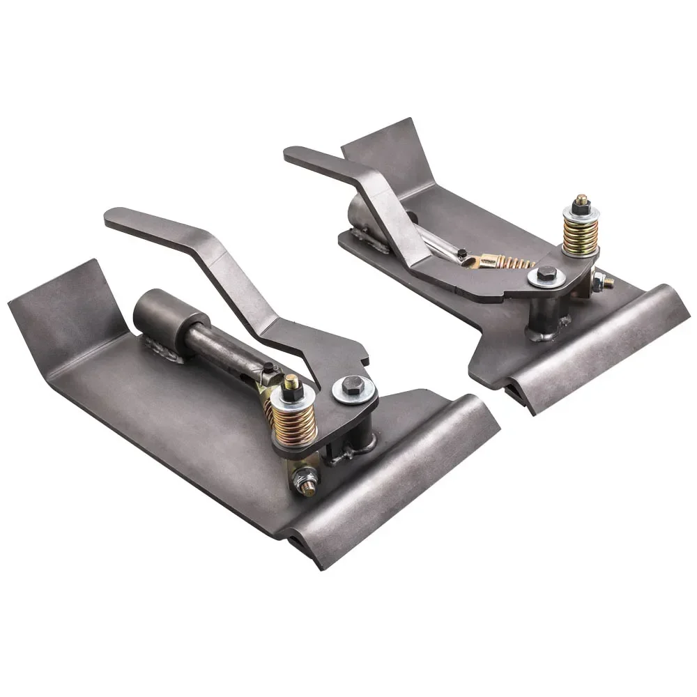 

maxpeedingrods 2x Universal Weld-On Skid Steer Quick Attach Conversion Adapter Quick Tach