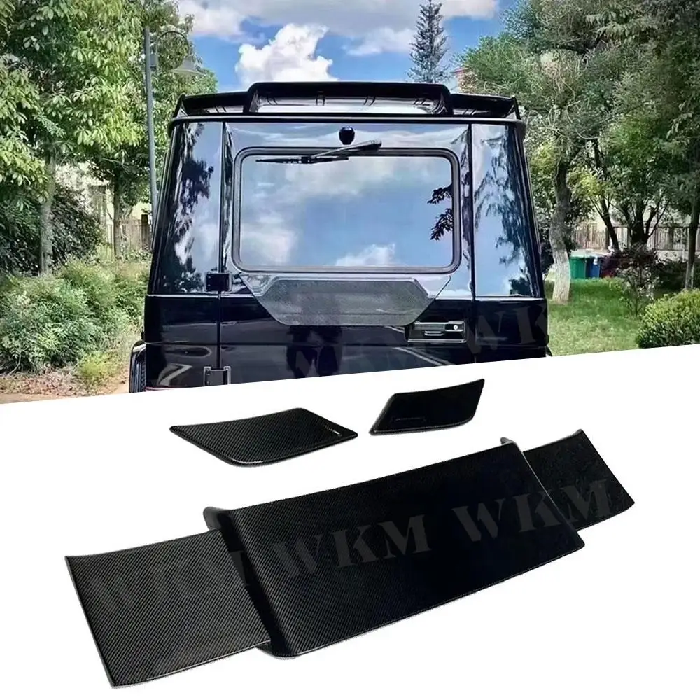 

For G Class Carbon Fiber Rear Roof Spoiler Wing Lid For Mercedes-Benz G CLASS W463 G500 G550 G63 Rear Wing Spoiler Car Styling