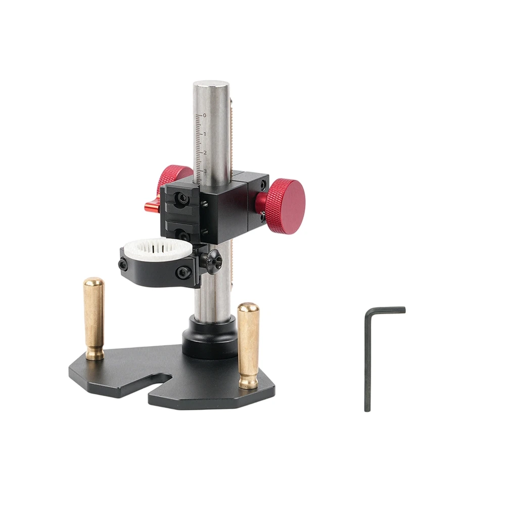 Sculpting Auxiliary Support Stand with Graduated Metal Column Adjustment Knob and Secure Clamp for Dental Drill Handles