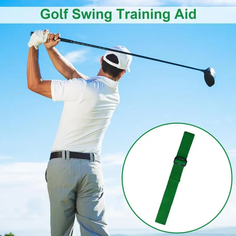 Golf Swing Trainer Armband Adjustable Stretchy Golf Swing Practice Training Belt Golf Swing Posture Motion Correction Golf