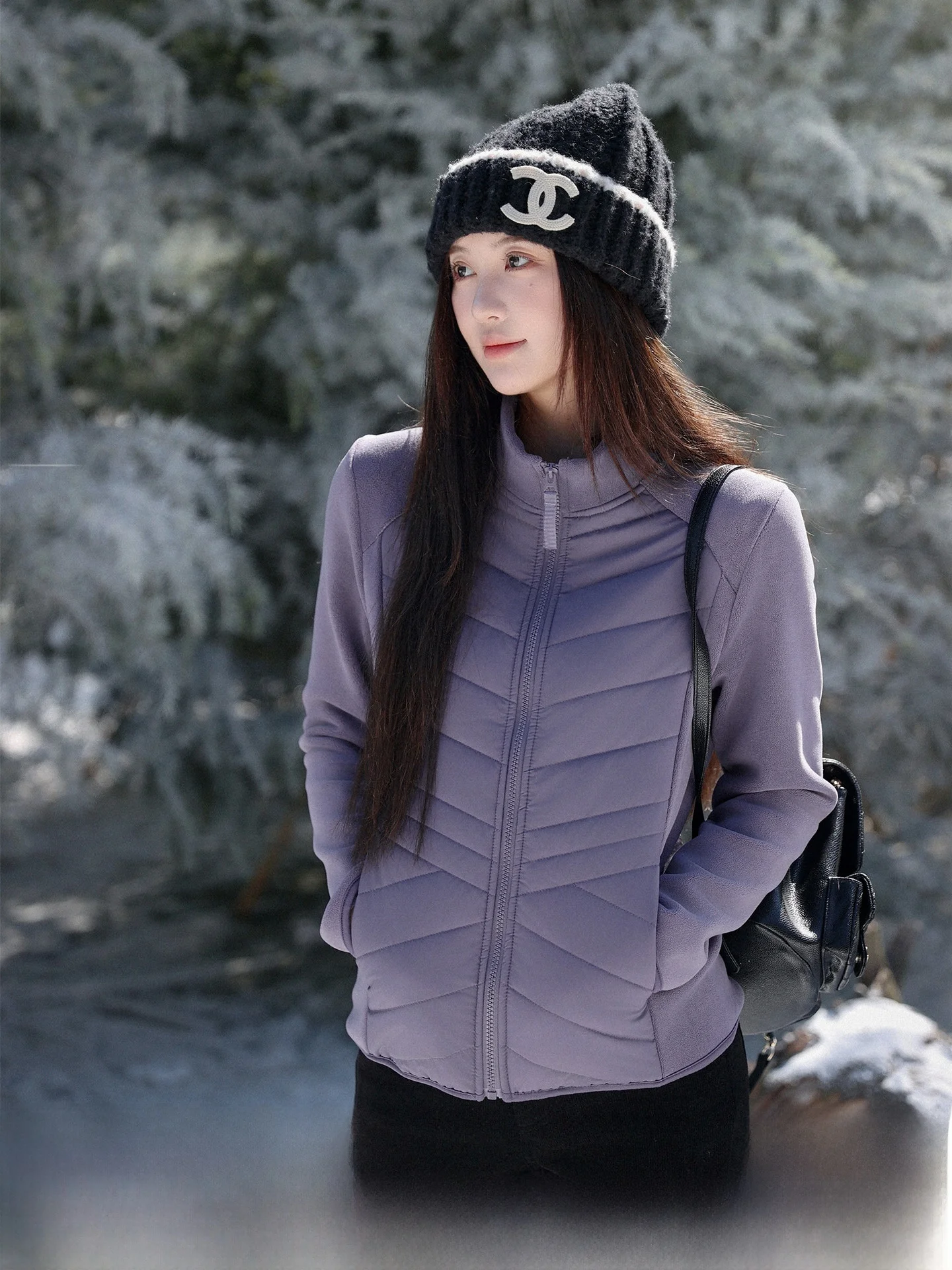 

Outdoor Casual Sportswear Women's Inner Slimming Waterproof Warm Top Plum Matures Lu Wind Light Series ort Outerwear