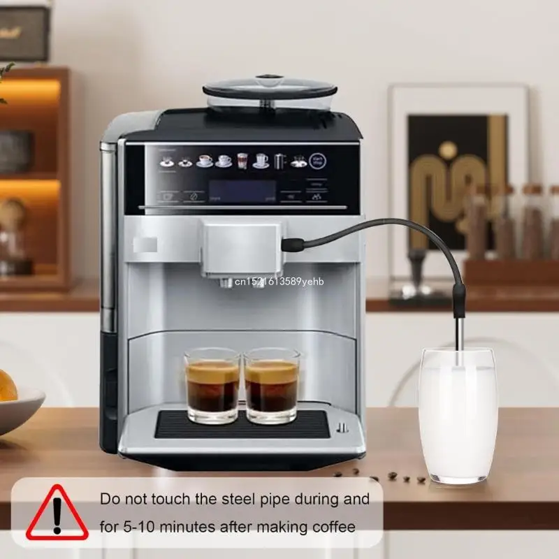 Tubo per latte ricambio per macchina da caffè Tubo per latte per montalatte Parte ricambio adatta per macchine da