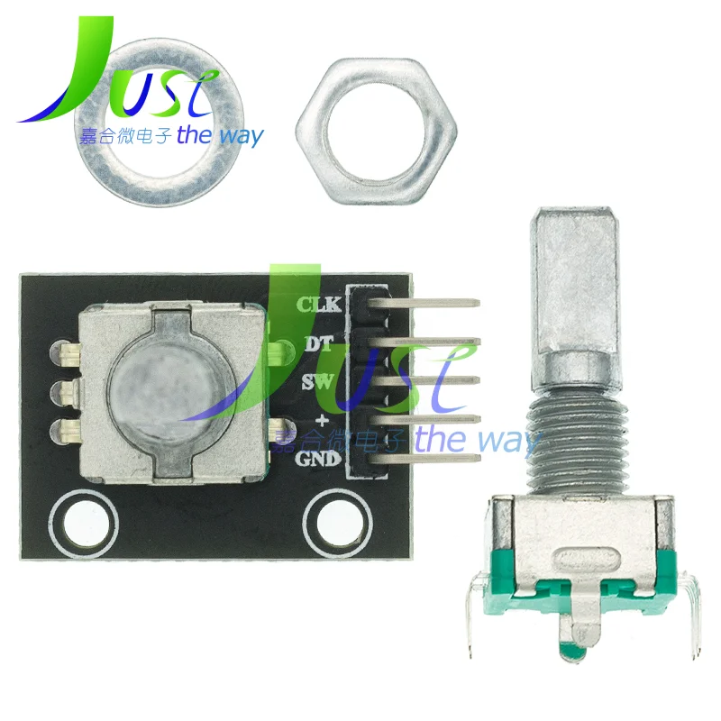 1pcs 360 Degrees Rotary Encoder Module Brick Sensor Switch Development KY-040