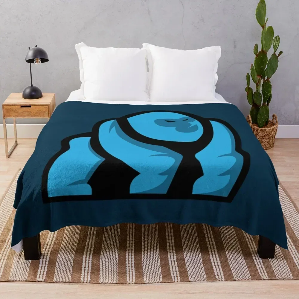 

gorilla tag modern blue Throw Blanket Cozy Throw Blanket for Bed Sofa Chair