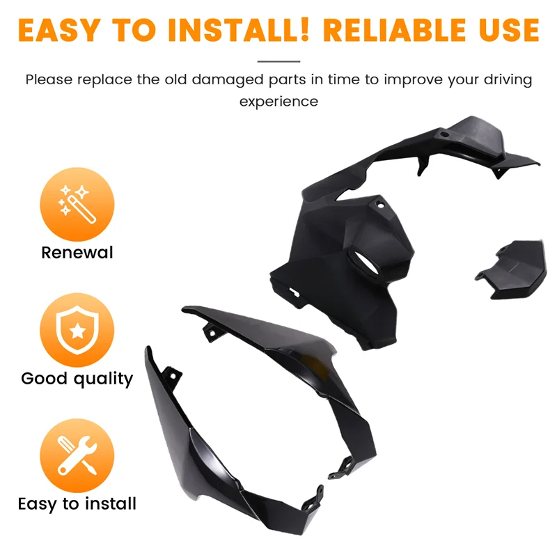 

Прочная рамка переднего освещения мотоцикла для Kawasaki Z-Series 2019-2023: Z250, Z900, Z650, Z400, KLR650, ZR1000