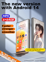 Famue MP4 Player BF66 with Android 13 and WiFi 6+64G HiFi mp3 Music Player Bluetooth5.3 4.7\