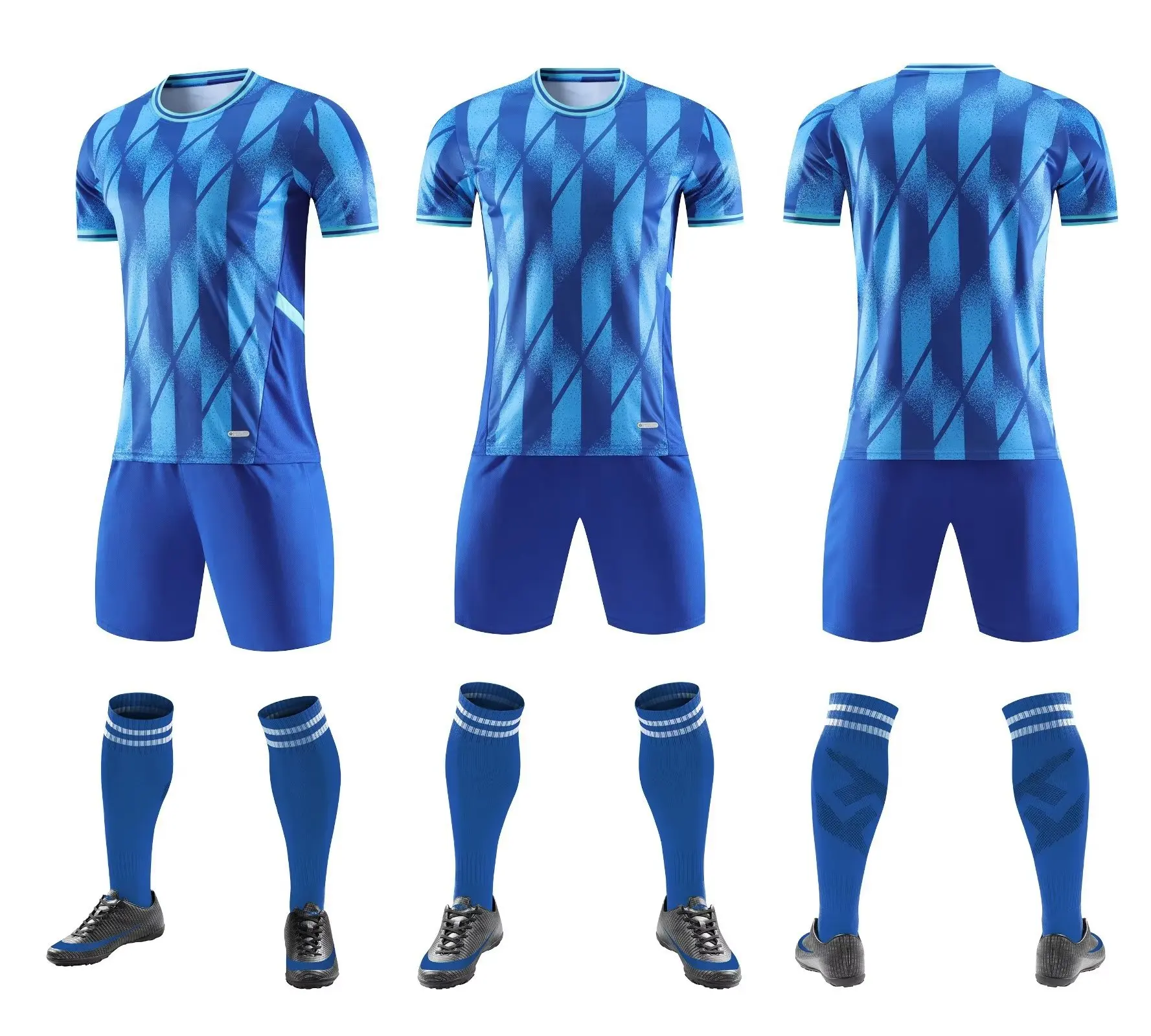 Sportswear customization Football training jersey Green clothes Adults and Kid Soccer Clothes jersey Sets Short Sleeve