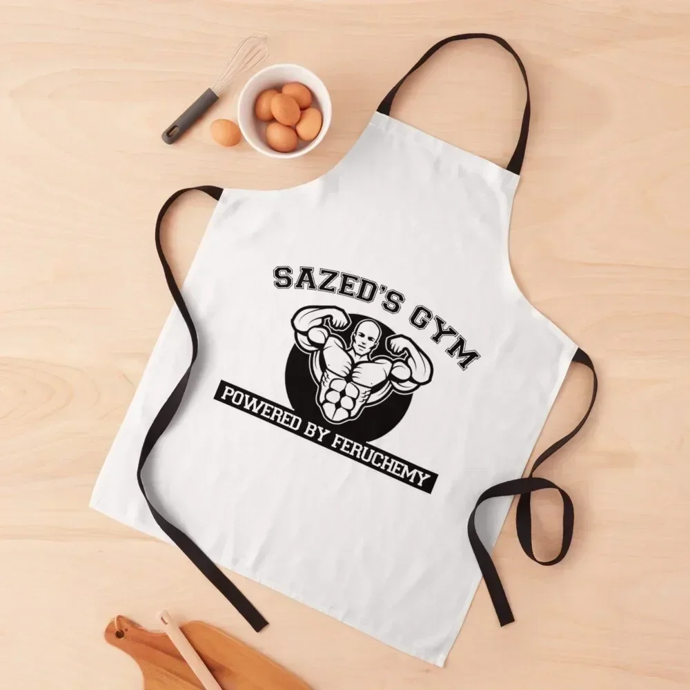 

Sazed's Gym Apron men Kitchen Chef Hairdresser Trim Cloth Apron