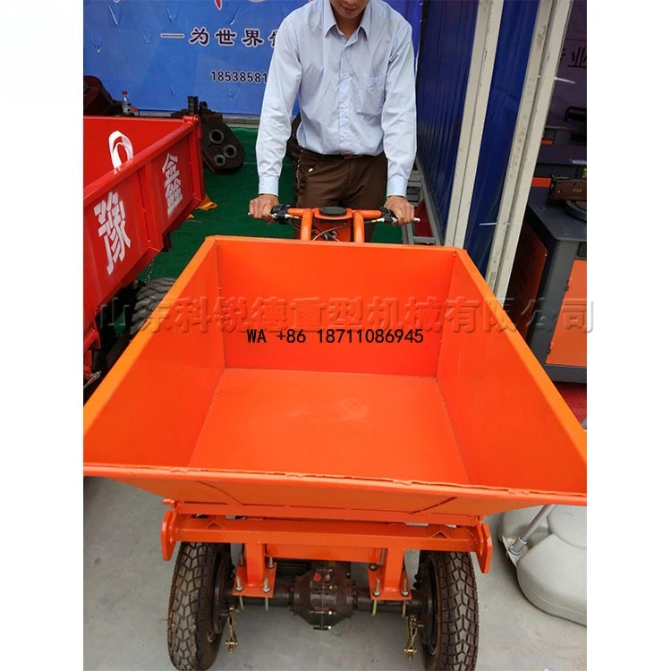Good Quality Construction Site Transport Vehicles Battery-powered Handcarts Electric Mini Transport Vehicles