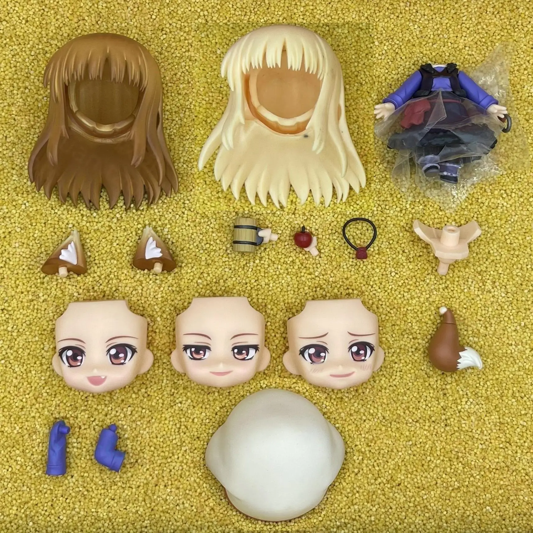 

Heluo GSC Clay Man Face кукла лицо волосы куклы аксессуары