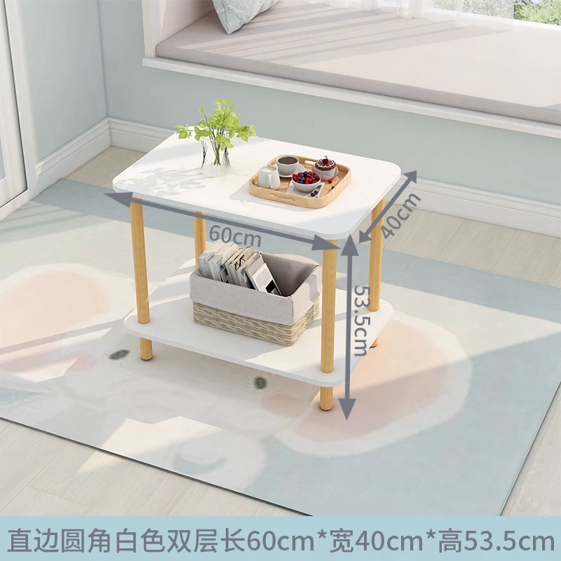 Modern Wooden Sofa End Table Coffee Tables for Home Living Room
