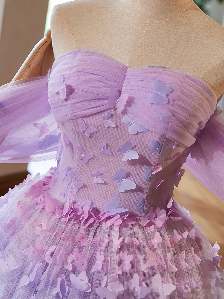 3D mariposa 15 vestidos de quinceañera vestido de baile dulce fuera del hombro vestido de fiesta vestido de fiesta Formal personalizado para princesa