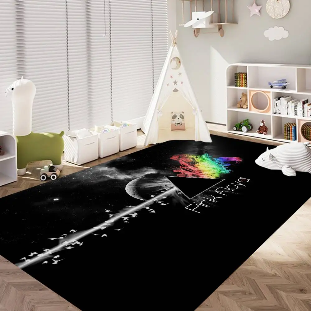 Pink F-Floyd Rock Band Floor Mat INS Style Soft Bedroom Floor House Laundry Room Mat Anti-skid Household Carpets