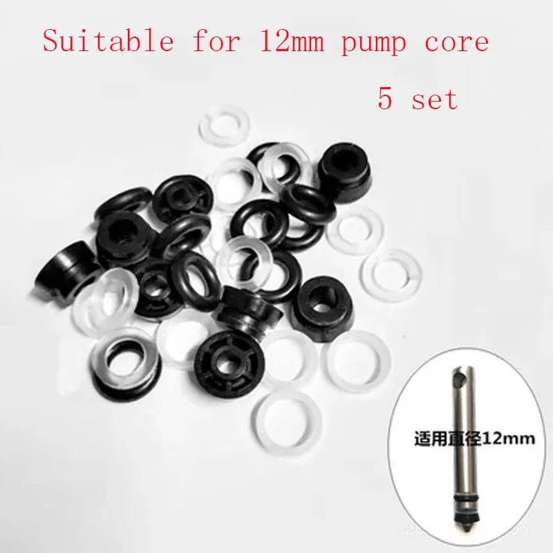 5 sets Universal Car 2T Auto Hydraulic Jack Oil Pump Parts Small Cylinder Piston Plunger Horizontal Seal Ring Kit