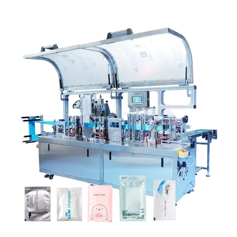 Custom Automatic Wet Wipes Manufacturing Machine Non-Woven Wet Tissue Making Machine