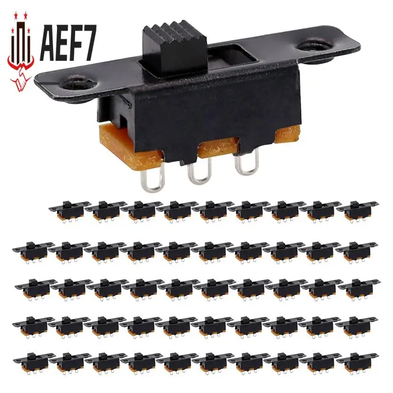 

AEF7-позиционный переключатель для крепления на панели, 3 контакта для пайки, вкл./выкл., 2 положения, 50 шт.