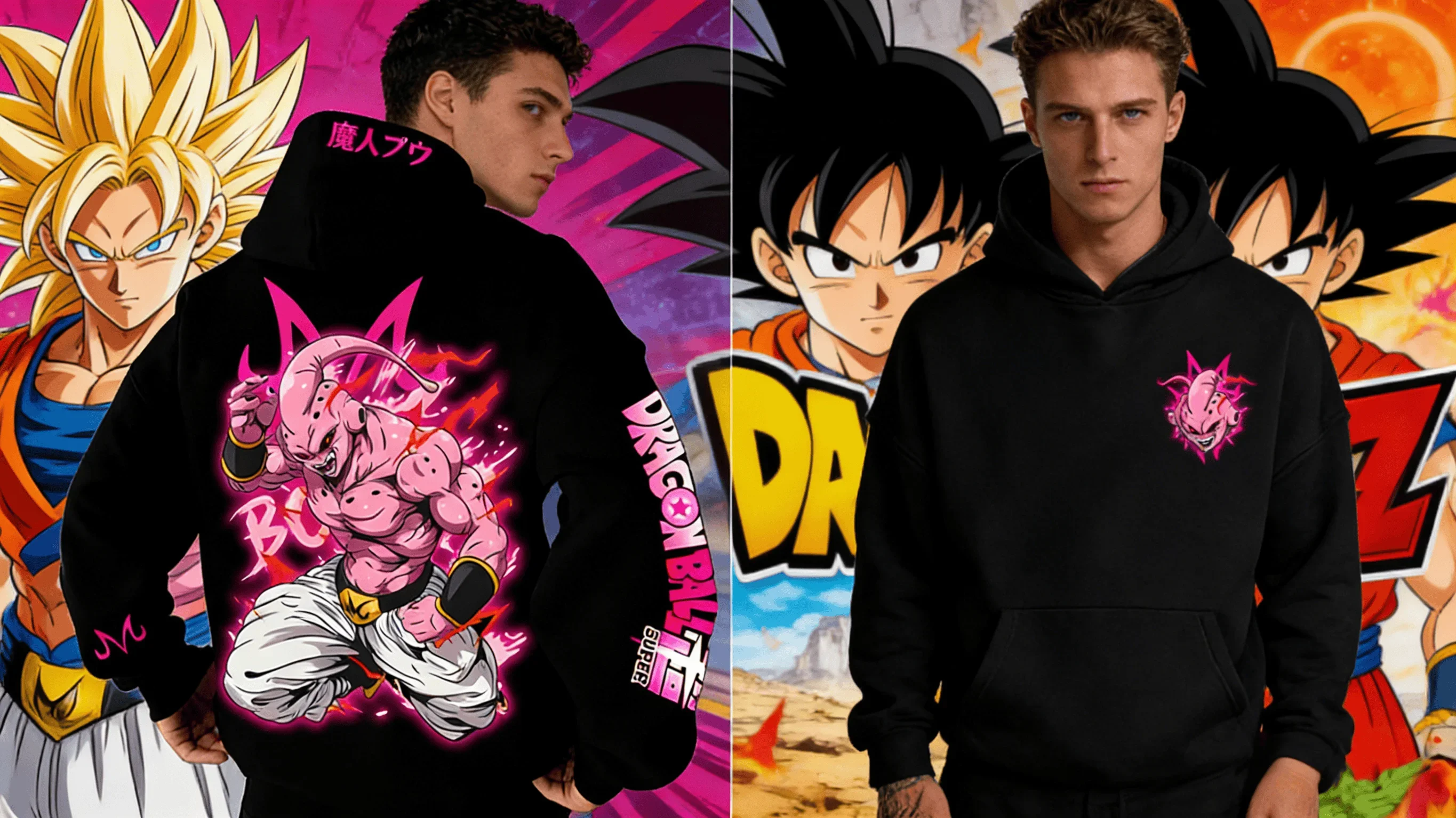 

Худи с принтом Dragon Ball Majin Buu, 2026, мужская, оверсайз, повседневная, мягкая, теплая, в стиле Маджин, парная одежда для мужчин и женщин