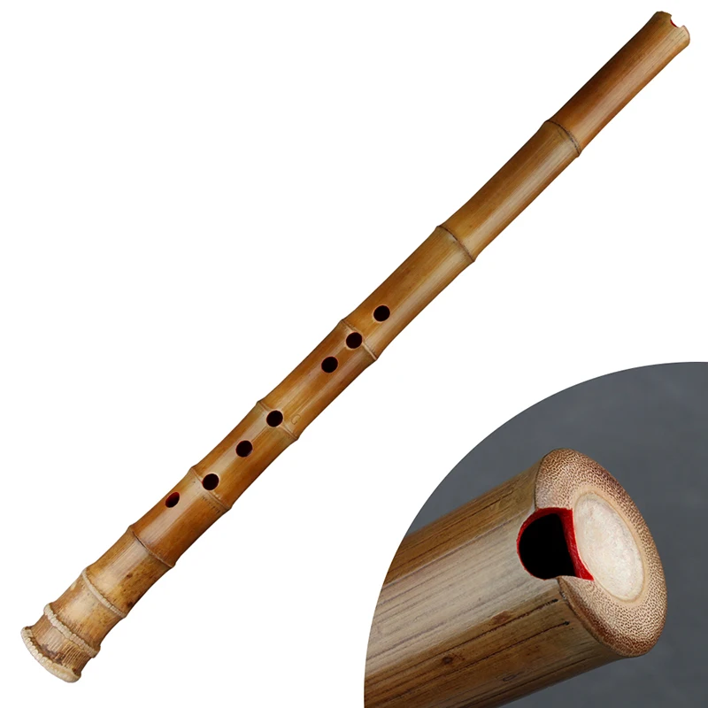 Traditional Bamboo Flute G/ F Key Original Vertical Handmade Woodwind Musical Instrument Called Nanxiao