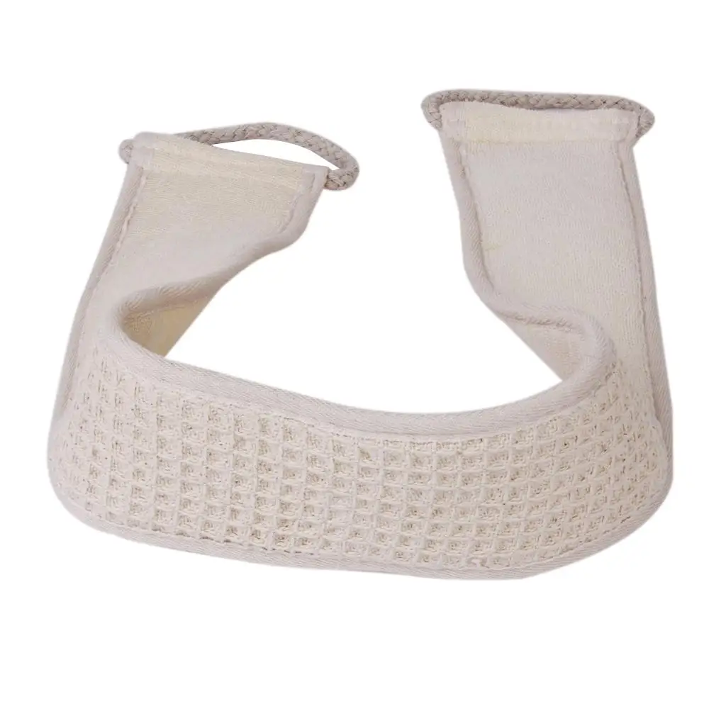 Soft Long Washcloth for Back Shower Bath Strap Sponge with Handle for Skin Stimulation and Easy Scrubbing