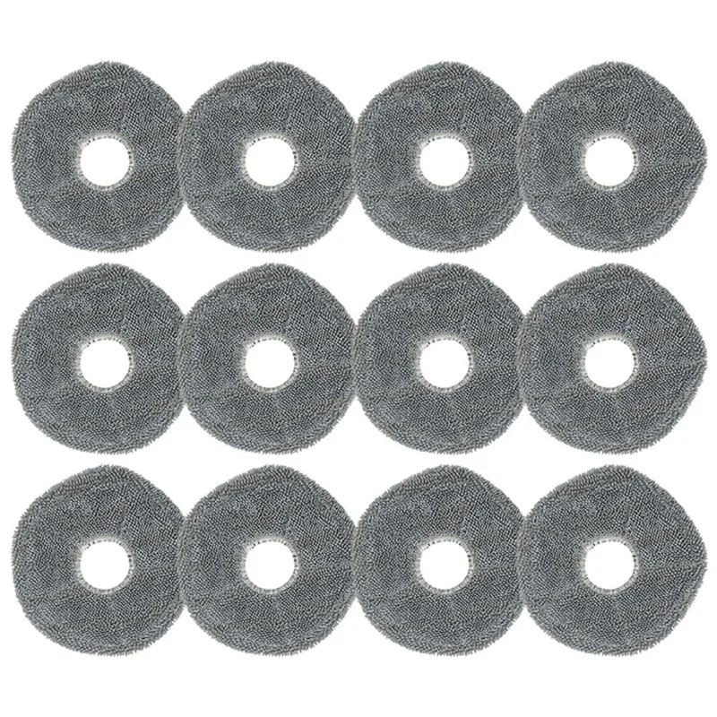 12 قطعة قماش ممسحة قابلة للغسل لقطع غيار المكنسة الكهربائية الروبوتية Eufy X9 Pro