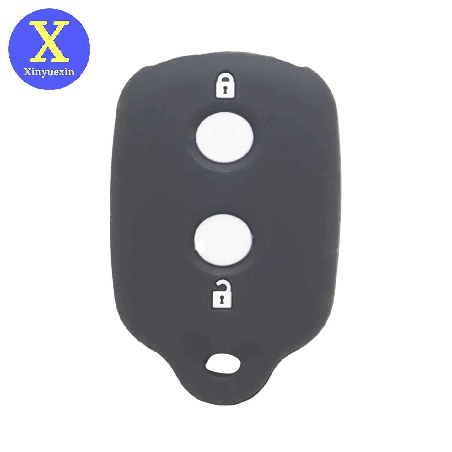 

Силиконовый чехол для ключа Xinyuexin для Toyota Rush Avanza для Daihatsu Cuore, 2-кнопочный чехол для дистанционного ключа, автомобильные аксессуары, 2 шт./лот