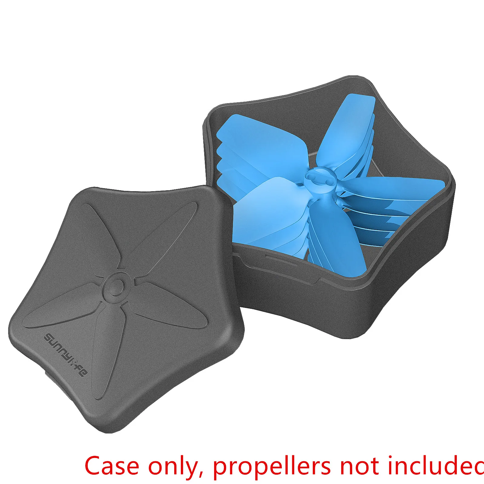 1Pc Propeller Storage Box For DJI Avata Drone Black Solid Plastic Anti-shock Anti-drop Protable Mini Protective Case