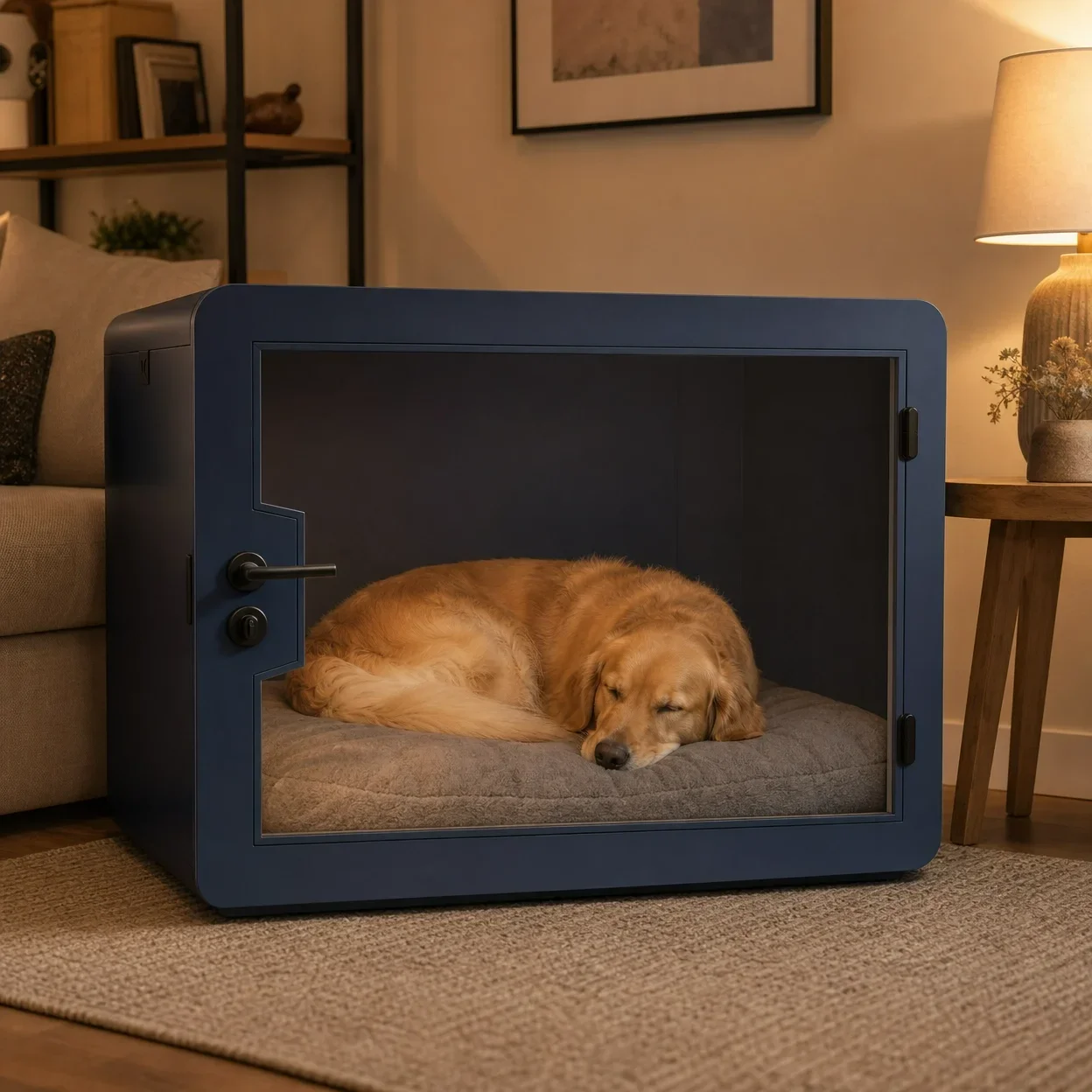 a forCustom Size Acoustic Pet Cabin Noise Isolation Pet Sleeping Booth Indoor Pet Soundproof Rest House
