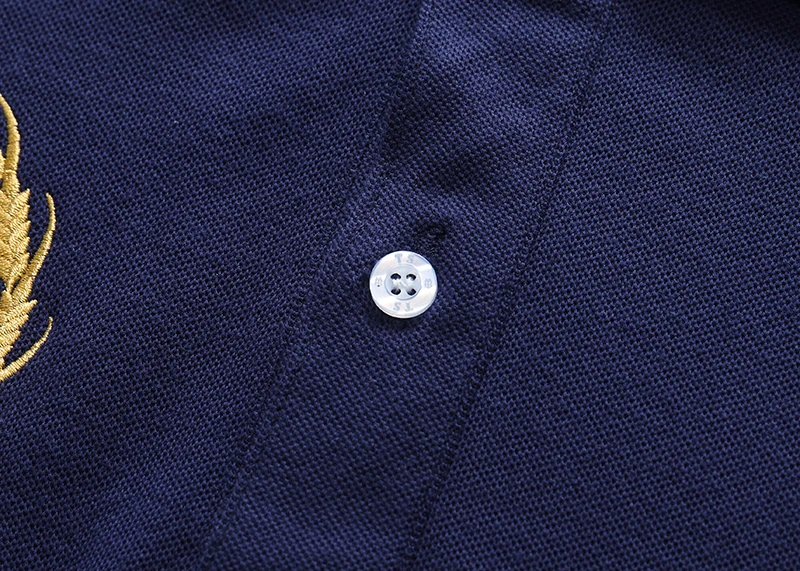 Herren-Poloshirt Argentinien Reisender Baumwolle Stickerei Farbige Nähte Klassisches Modedesign Original-Design Reine Baumwolle Hohe Qualität – Detail 13