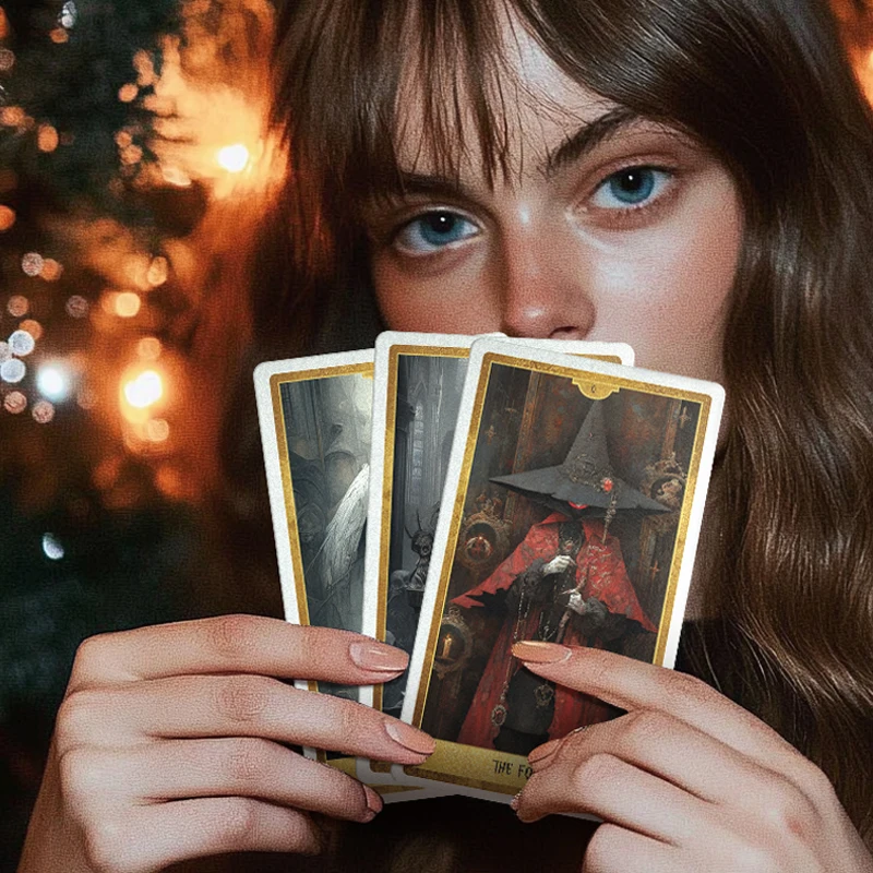New 2025 Beginner Rider Waite Tarot Divination Deck 78 Genuine Professional Gothic Seer Tarot Cards Rider Waite English Spanish